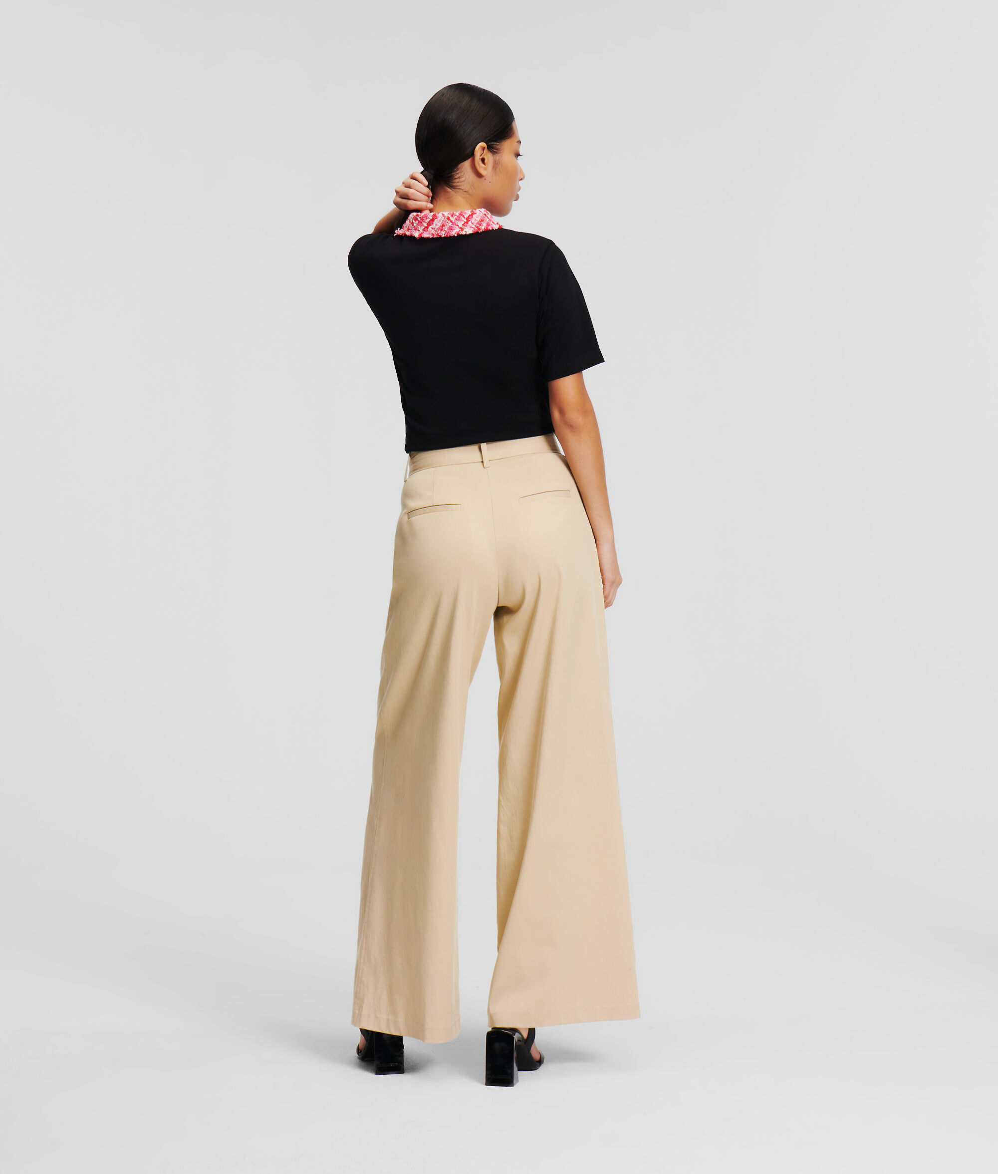 (image for) Aesthetic Wide-leg High-waist Trousers